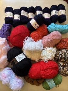 1100g Vintage Unused Wool/Yarn Job Lot Tapestry Crochet Knitting Baby Various #8 - Picture 1 of 11