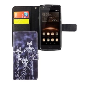Protezione Custodia per Cellulare Huawei Y5 II Case Cover Borsa Wallet Astuccio - Foto 1 di 6