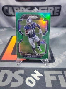 Ezekiel Elliott Green  Prizm #243 Dallas Cowboys 2021 Panini NFL - Picture 1 of 2