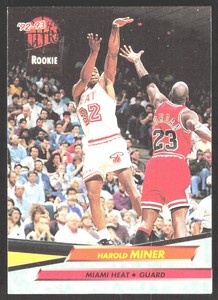1992-93 Fleer Ultra Harold Miner Rookie Miami Heat #293