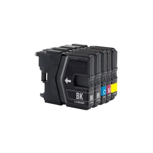 5 Tintenpatronen kompatibel mit Brother Drucker DCPJ125 J315W J515W - Bild 1 von 5