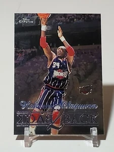 Topps Chrome Hakeem Olajuwon 1999 #B4 trasero 2 traseros - Imagen 1 de 2