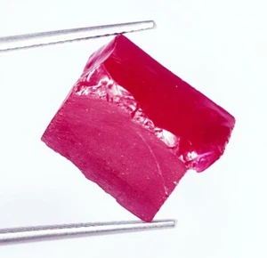 18.40 Ct Natural Red Ruby Rough Loose Gemstone Certified Translucent Rough Gems - Picture 1 of 11