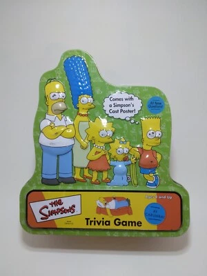 Juego de trivia de Los Simpson (2000) - con póster de reparto y lata de coleccionista Foto 1 de 4