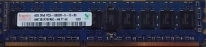 HYNIX 4GB 2RX8 PC3-10600R RAM MEMORY - Picture 1 of 2
