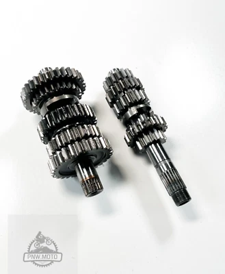 1998-2001 Honda CR125R CR 125R caixa de câmbio de transmissão OEM contador principal câmbio de marchas - Imagem 1 de 4