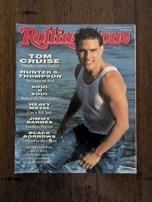 Vintage Rolling Stone Magazine - Tom Cruise cover #448 September 1990 - Image 1 of 3