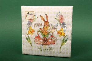 Napkins "Easter Song Green" Ambience Studio Paper Napkins 33x33 Easter - Picture 1 of 1
