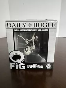 DAILY BUGLE MARVEL SPIDER-MAN QFIG NEW OPEN BOX - Picture 1 of 5