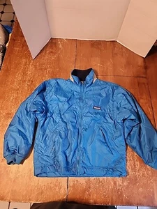 Patagonia Youth Medium Size 10 Full Zip Up Jacket Blue Unisex - Picture 1 of 6