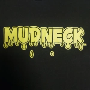 T-shirt XL Mudneck American Mudder nera verde fluo grafica logo slime - Foto 1 di 6