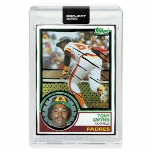 TONY GWYNN TOPPS PROJECT 2020 #64 1983 PR 3368 JOSHUA VIDES W/ BOX IN HAND 🔥🔥!