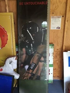 ORIGINAL ADVERTISING SIGN NIKE FOOTBALL DICKS Sporting Goods Buffalo NY GLASS - Picture 1 of 1