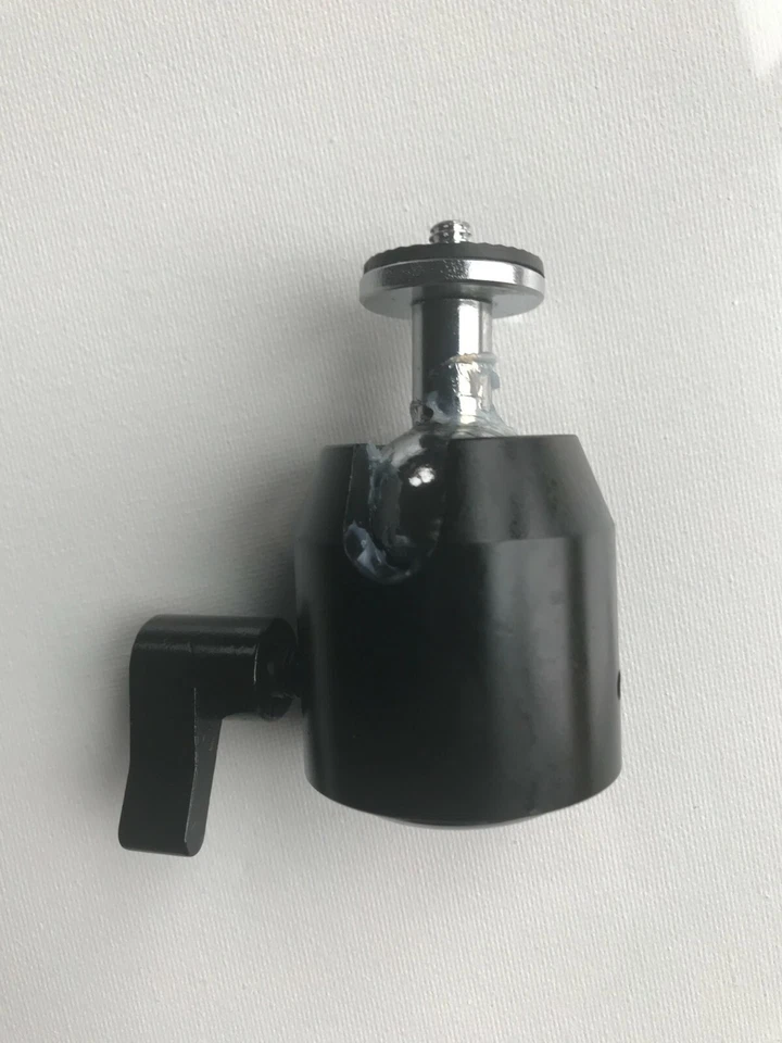 Heavy Duty  BALL HEAD 1/4" Gimbal MOUNT BRACKET HOLDER FR DSLR CAMERA TRIPOD - Image 1 of 1