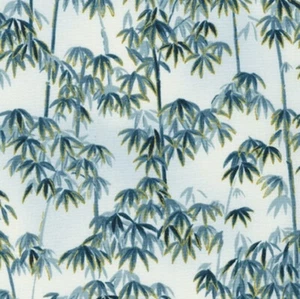 Fat Quarter Robert Kaufman Imperial Collection 17 Blue Gold Bamboo Cotton Fabric - Picture 1 of 4