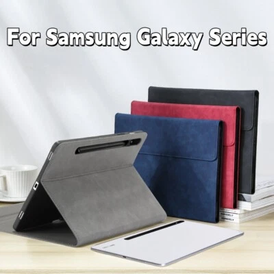 Funda protectora de cuero PU con soporte para Samsung Galaxy S8 S9 Ultra 14,6 pulgadas Foto 1 de 4