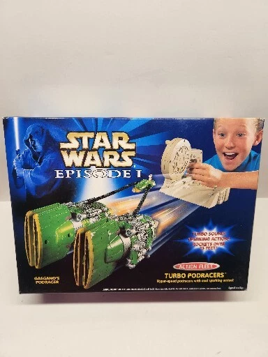 Galoob Star Wars Episode 1 Action Fleet Gasgano's Turbo Podracers 1998
