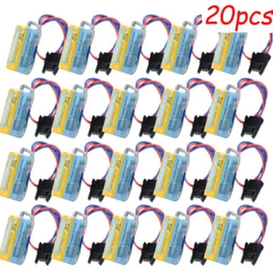 20pcs MR-BAT ER17330V/3.6V Mitsubishi A6BAT PLC Battery for FANUC CNC System NEW - Picture 1 of 6