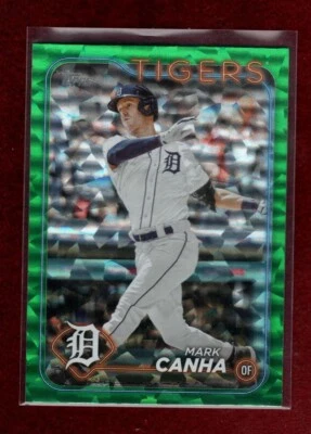 MARK CANHA 2024 TOPPS GREEN PARALLEL 101/499 DETROIT TIGERS - Image 1 of 2