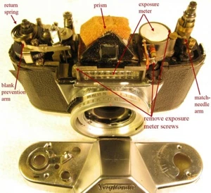 Reparaturanleitung für die VOIGTLANDER Bessamatic und Bessamatic DeLuxe SLR - Bild 1 von 10