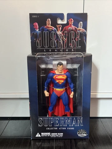 Alex Ross JUSTICE LEAGUE Series 1 SUPERMAN Action Figure (DC DIRECT, 2005) NIP Cover