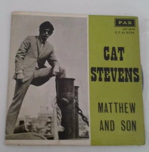 CAT STEVENS MATTHEW AND SON/I LOVE MY DOG/GRANNY /PORTOBELLO RARE ISRAELI EP - Picture 1 of 3