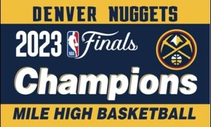 NBA-Denver-Nuggets 2022 2023 Finals-Champions 3x5 Car-Home-Banner  Flag 3x5 Ft - Picture 1 of 1
