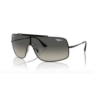 Sunglasses Ray Ban 3897 Wings III 02/11 Black Black Gradient Lens New 100% Authe - Picture 1 of 2