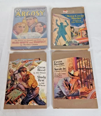 Argosy Pulp Magazines Lot of 4 - Adventure, Romance, Mystery - Image 1 of 4