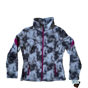 RBX Active Jacket M Zip Camo Wind/Water Resistant MRSP $120 Gray/White/Pink Logo - Picture 1 of 17