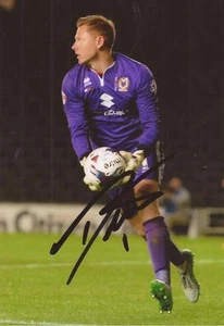 MK DONS: DAVID MARTIN SIGNED 6x4 ACTION PHOTO+COA - Picture 1 of 1