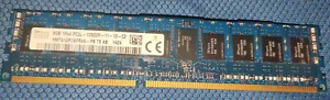 HMT41GR7AFR4A-PB 8GB 1Rx4 PC3L-12800R ECC RDIMM SERVER Memory - Picture 1 of 2