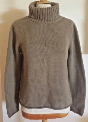 Suéter GANDER MTN 100% Algodão MÉDIO Verde Oliva Sálvia SÉRIE GUIA Gola Tartaruga - Imagem 1 de 4