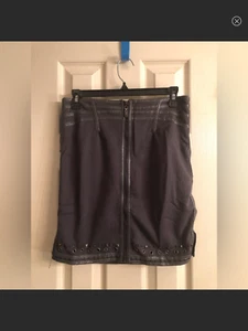 New Lucy Paris grey skirt midi large - Picture 1 of 10
