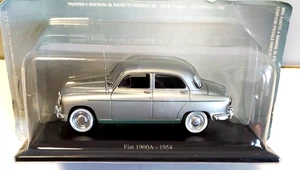 HACHETTE 1:43 AUTO DIE CAST FIAT 1900A 1954 ARGENTO ART RM FIAT - Foto 1 di 1