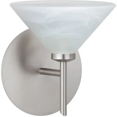 Besa Lighting 1SW-117652-LED-SN Kona Wall Sconce Satin Nickel - Image 1 of 2