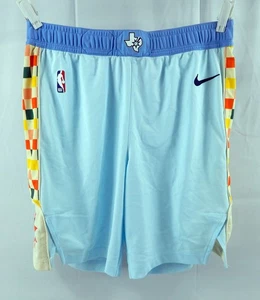 2024-25 San Antonio Spurs David Duke Jr #7 Game Used Blue Shorts City Ed L 3 - Bild 1 von 7