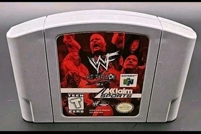 WWF Attitude Get It N64 Nintendo 64 1997 solo juego  Foto 1 de 2