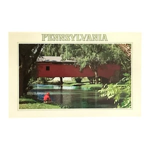 Postcard Bogert's Covered Bridge Allentown, Lehigh County, Pennsylvania Unposted - Picture 1 of 2