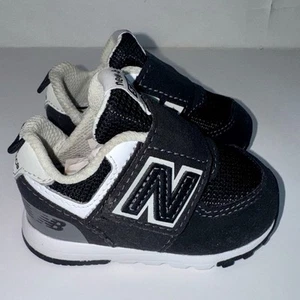 New Balance 574 bk Baby Toddler  Size 2 - Picture 1 of 7