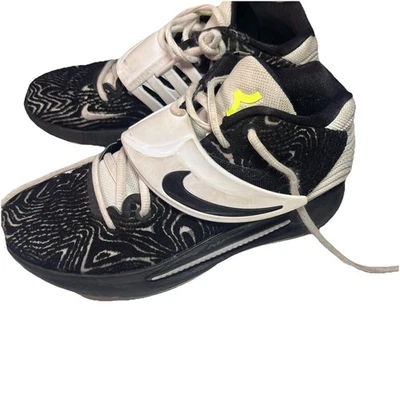 Mens 2021 Nike KD 14 TB Black White Volt Size 7 DA7850-001 - Image 1 of 4
