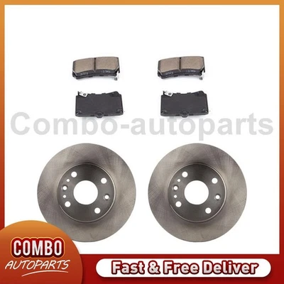 Rotores de disco delanteros pastillas de freno de cerámica para Ford Aspire 1994 1995 1996 1997 Foto 1 de 4