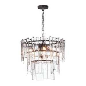 Maxim 21835AG Warren 9 Light 24"W Pendant - Bronze - Picture 1 of 6
