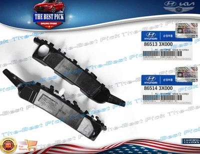 ⭐GENUINO⭐ SOPORTE PARACHOQUES DELANTERO DERECHO + DERECHO 2 piezas PARA 11-15 ELANTRA & Coupe 865133X000 Foto 1 de 4