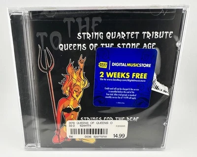 String Quartet Tribute to Queens of the Stone Age : Strings for the Deaf -NEW CD - Imagem 1 de 4