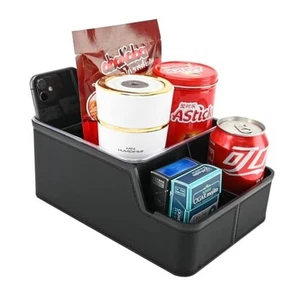 Car Storage Organizer Between Seats,Car Armrest Storage Box Back Seat Black - Picture 1 of 7