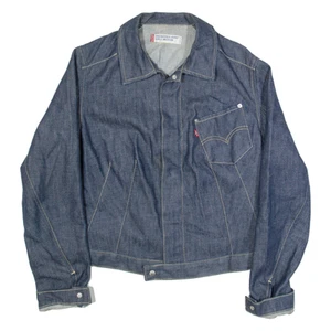 LEVI'S Engineered Jeans Girls Denim Jacket Blue M - Picture 1 of 6