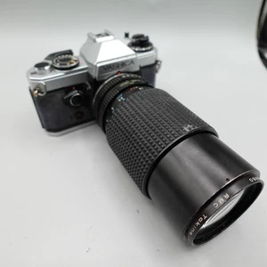 Vintage Yashica analoge Spiegelreflexkamera 35 mm mit RMC Tokina Zoomobjektiv Tele Japan - Bild 1 von 17