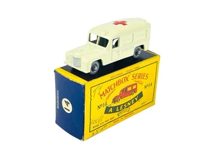 Matchbox Lesney No. 14 GPW Daimler Ambulance w/B5 Box - Picture 1 of 12