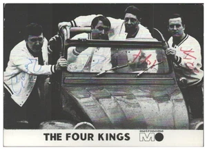 V6961/ The Four Kings Beat- Popgruppe  Autogramme Autogrammkarte 60/70er  - Picture 1 of 2